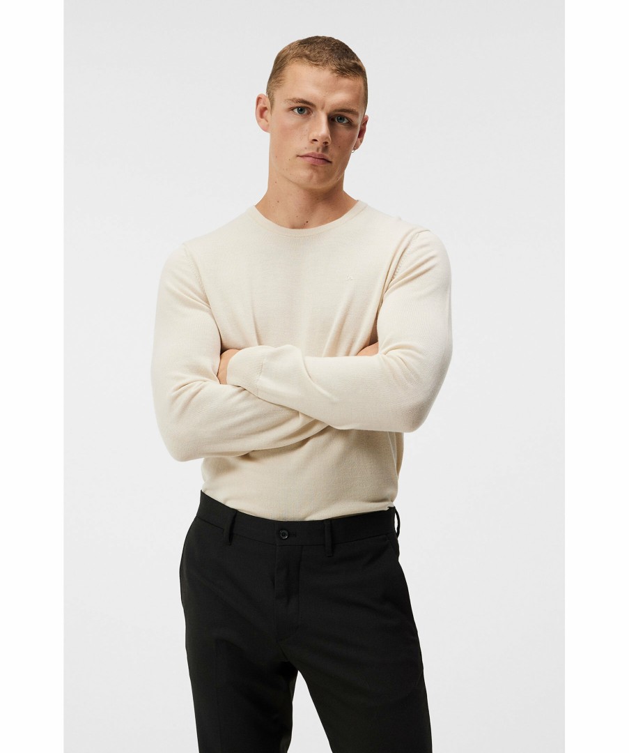 Man J Lindeberg Trojor & Hoodies | Lyle Merino Crew Neck