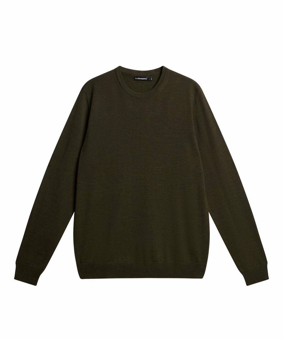 Man J Lindeberg Trojor & Hoodies | Lyle Merino Crew Neck