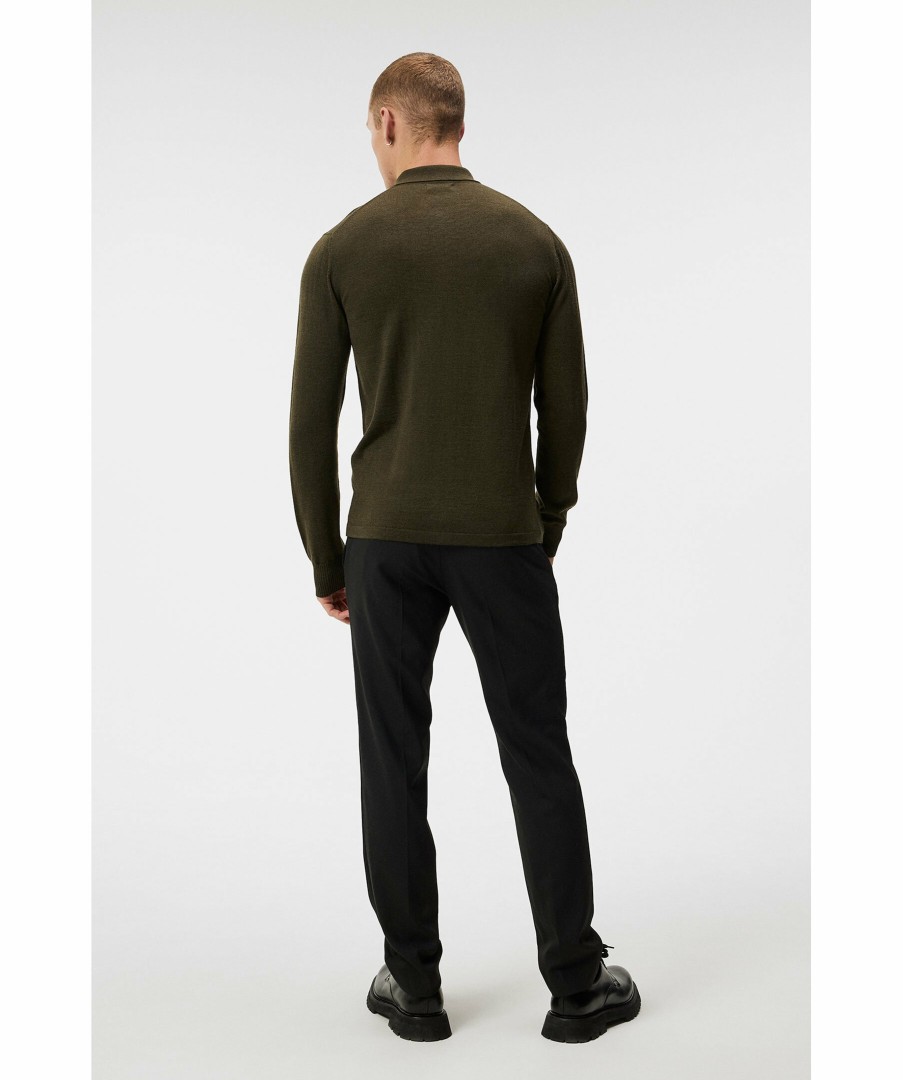 Man J Lindeberg Trojor & Hoodies | Nyle Merino Zip Cardigan