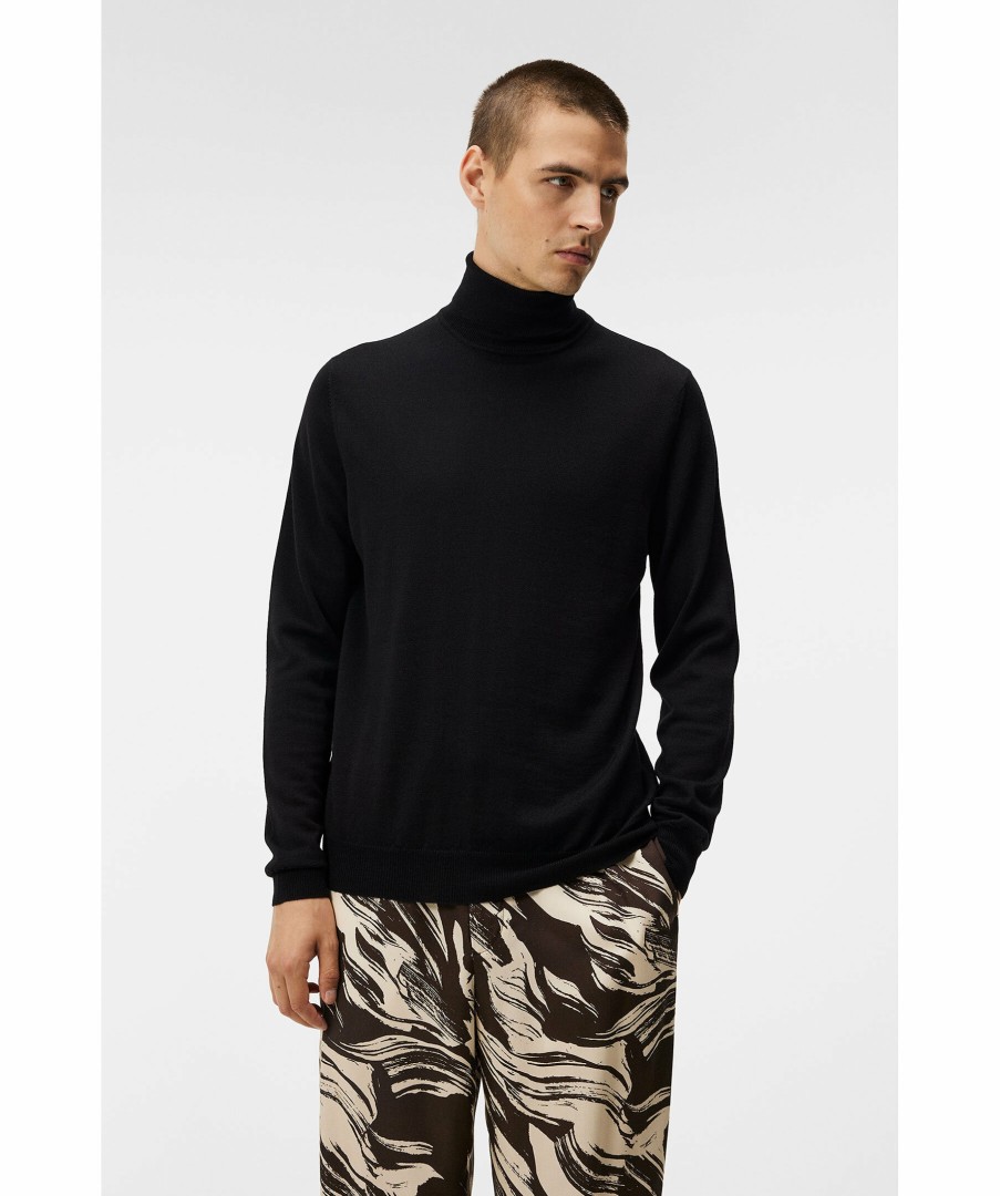 Man J Lindeberg Trojor & Hoodies | Lyd Merino Turtleneck