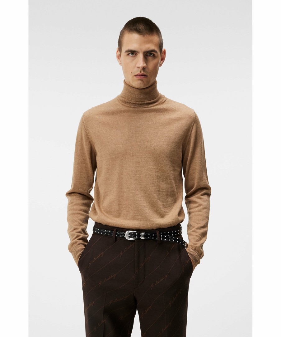 Man J Lindeberg Trojor & Hoodies | Lyd Merino Turtleneck