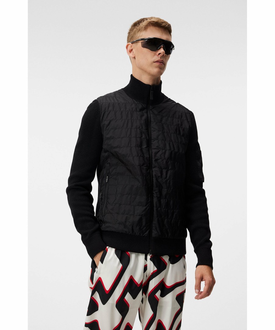 Man J Lindeberg Jackor | Beck Knitted Hybrid