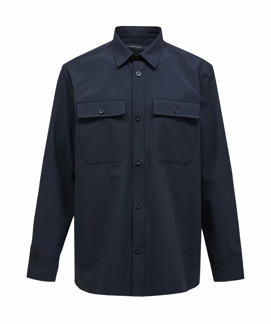 Man Peak Performance Skjortor | Stretch Shirt