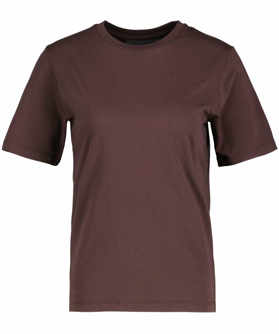 Kvinna Peak Performance T-Shirts | W Original Small Logo Tee