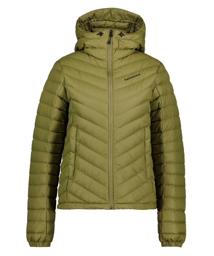 Kvinna Peak Performance Jackor | W Frost Down Hood Jacket