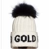 Kvinna Goldbergh Mossor | Hodd Beanie Faux Fur