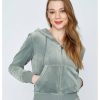 Kvinna Juicy Couture Trojor & Hoodies | Robertson Velour Hoodie