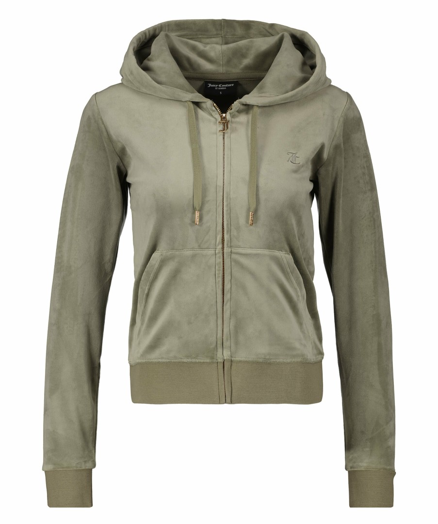 Kvinna Juicy Couture Trojor & Hoodies | Robertson Gold Hoodie