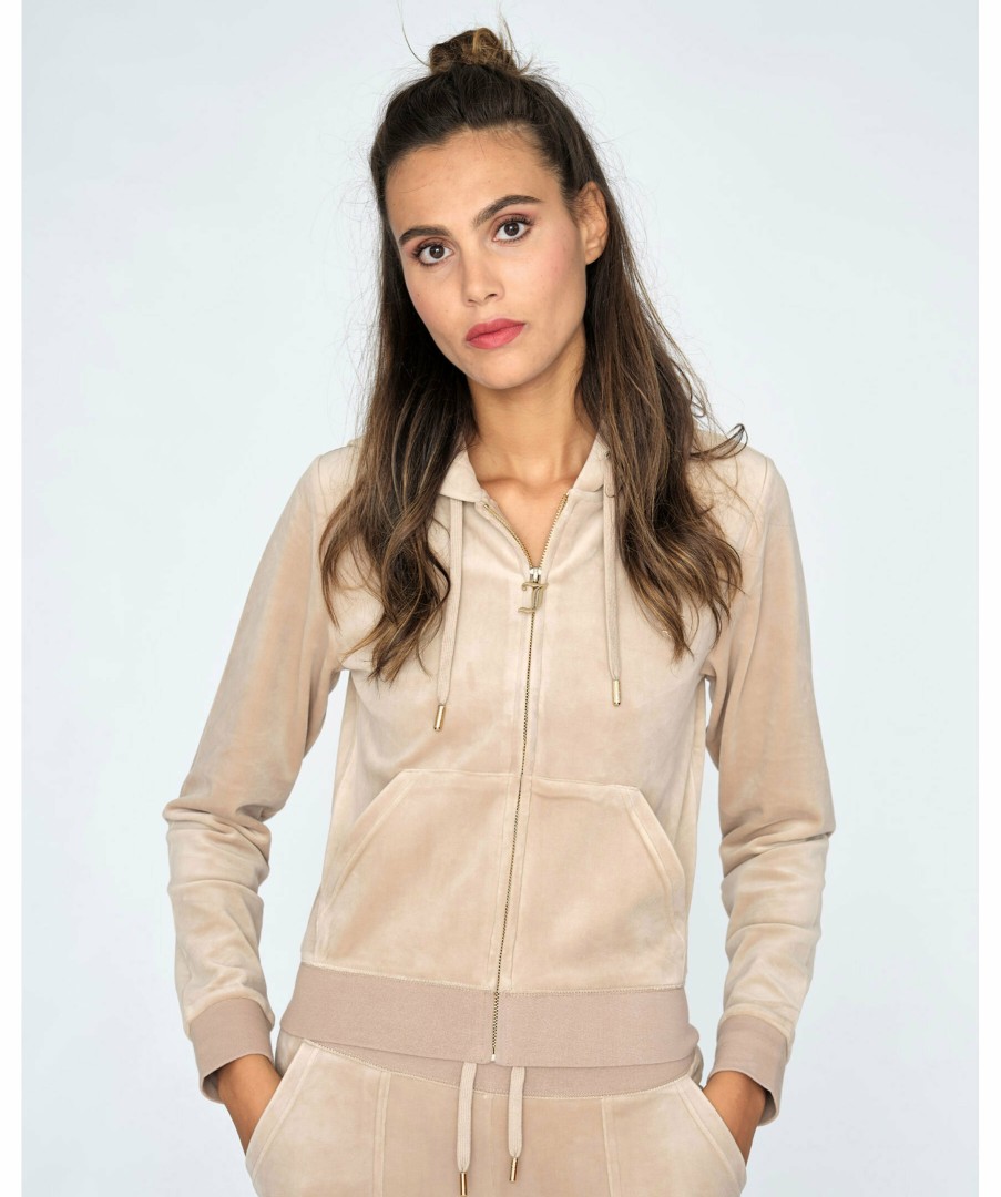 Kvinna Juicy Couture Byxor | Robertson Gold Hoodie