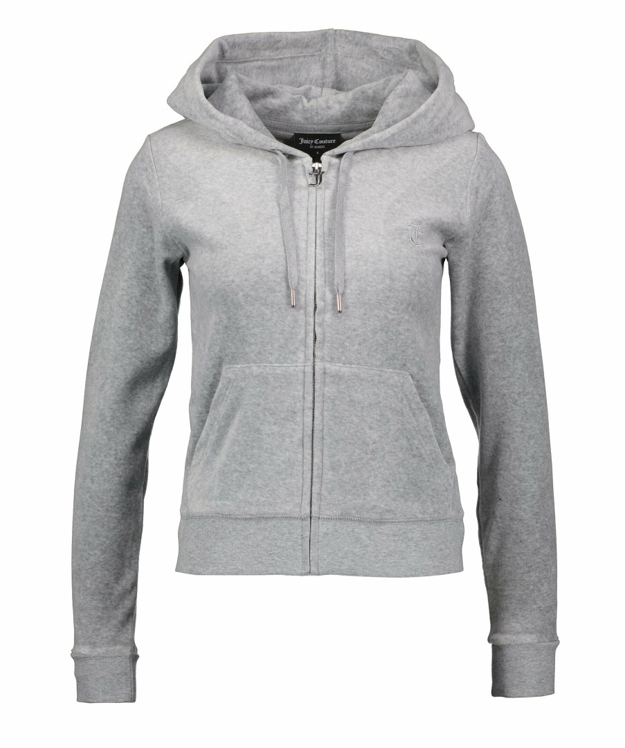 Kvinna Juicy Couture Trojor & Hoodies | Robertson Velour Hoodie