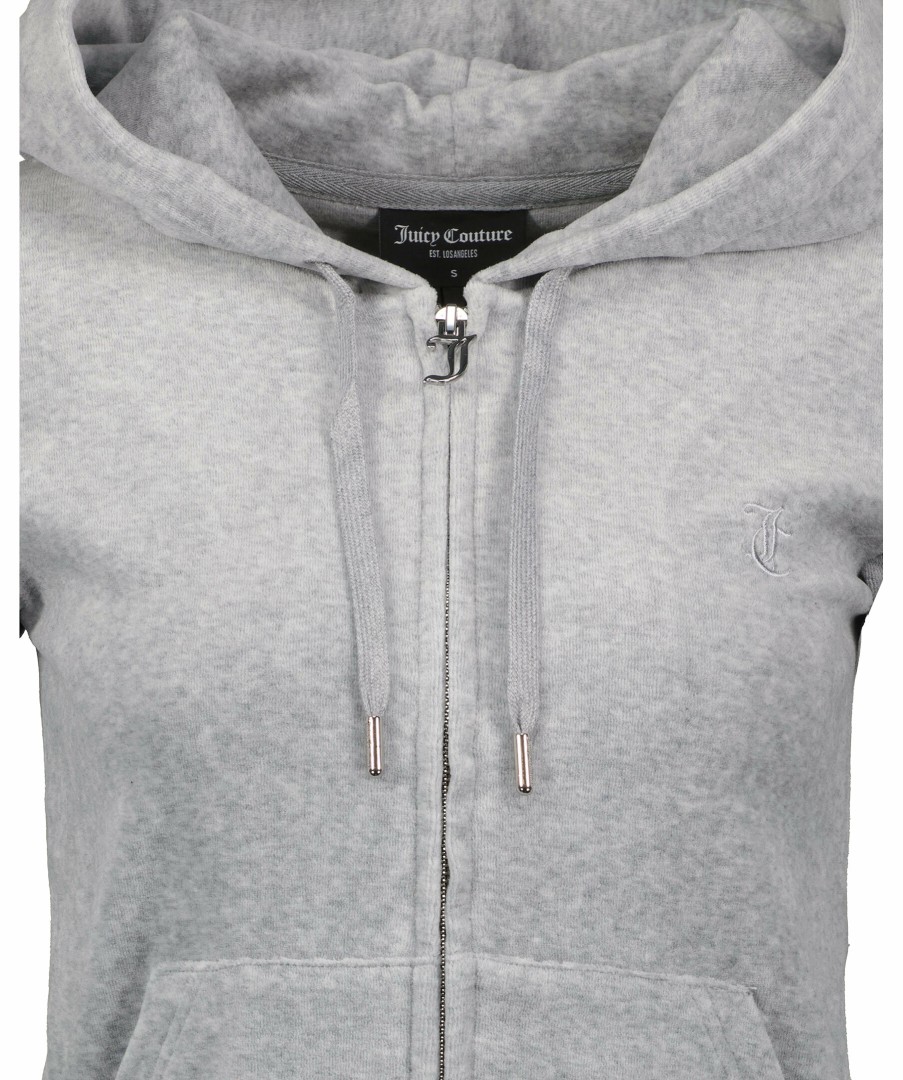 Kvinna Juicy Couture Trojor & Hoodies | Robertson Velour Hoodie