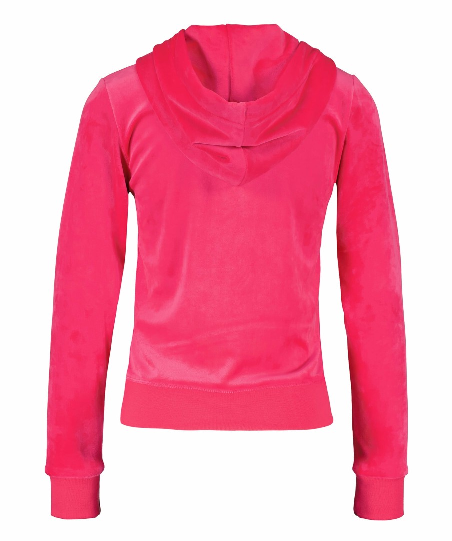 Kvinna Juicy Couture Trojor & Hoodies | Robertson Velour Hoodie