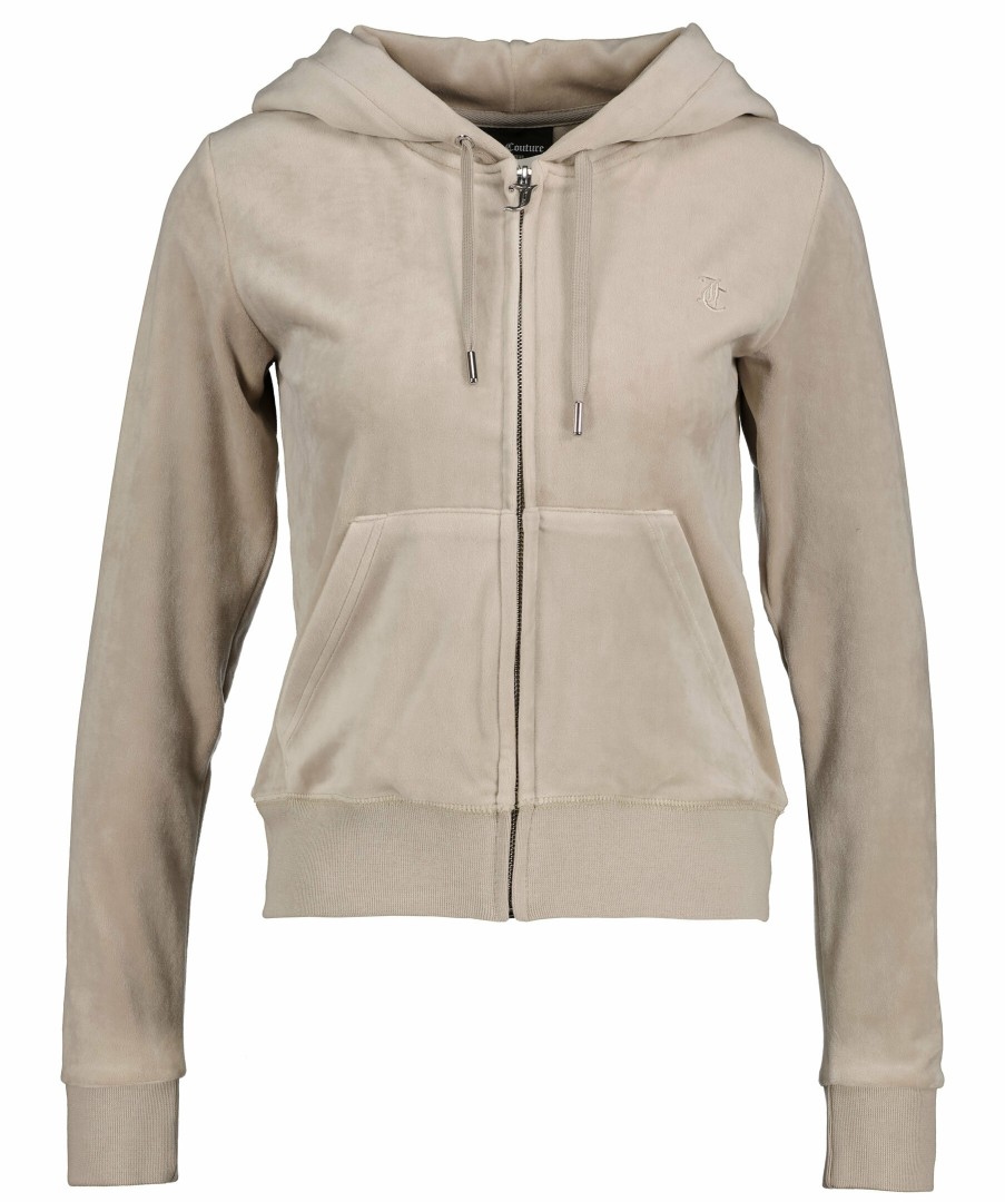 Kvinna Juicy Couture Trojor & Hoodies | Robertson Velour Hoodie