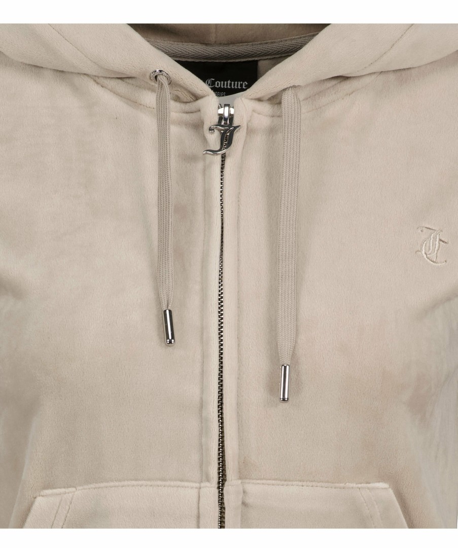 Kvinna Juicy Couture Trojor & Hoodies | Robertson Velour Hoodie