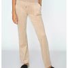 Kvinna Juicy Couture Byxor | Del Ray Gold Pocket Pant