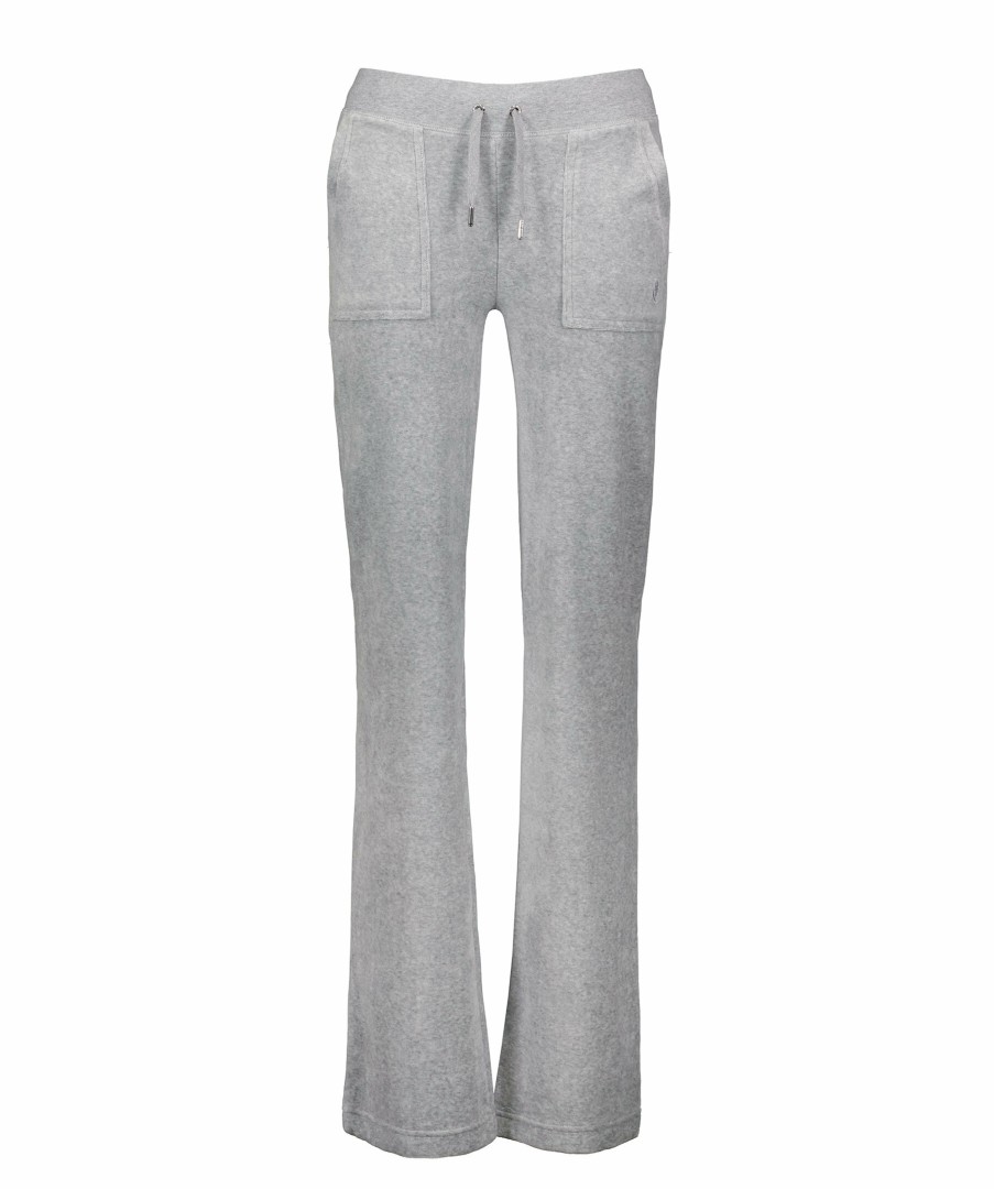 Kvinna Juicy Couture Byxor | Del Ray Velour Pant