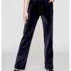 Kvinna Juicy Couture Byxor | Del Ray Velour Pant