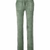 Kvinna Juicy Couture Byxor | Del Ray Velour Pant