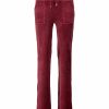 Kvinna Juicy Couture Byxor | Del Ray Velour Pant