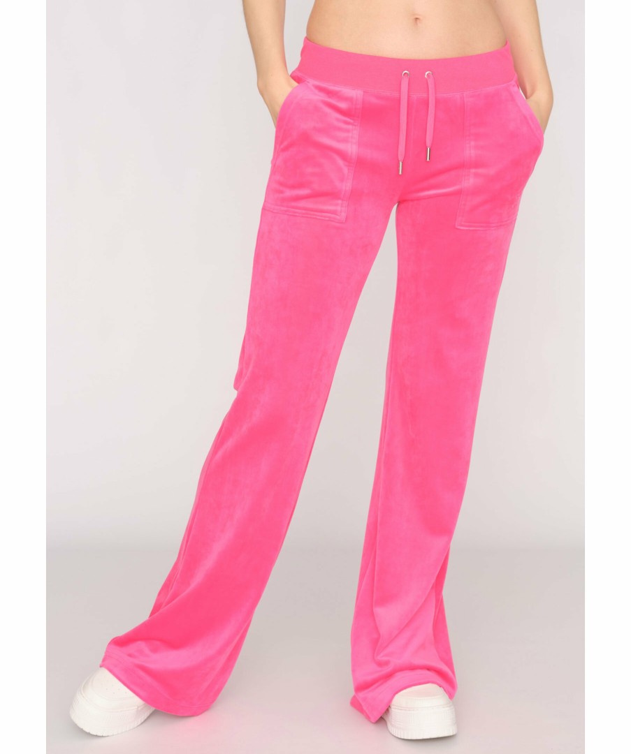 Kvinna Juicy Couture Byxor | Layla Low Rise Flare