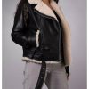 Kvinna Jofama Jackor | Shearling Leather Biker