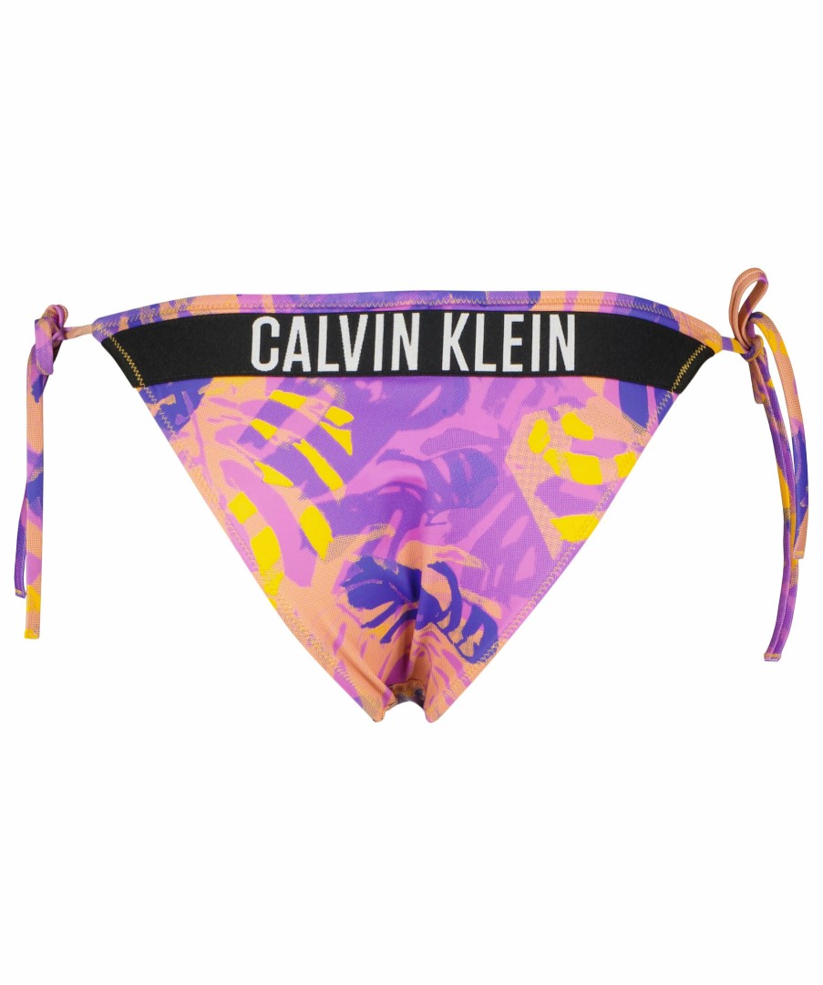 Kvinna Calvin Klein Underwear Badklader | String Side Tie Swimwear