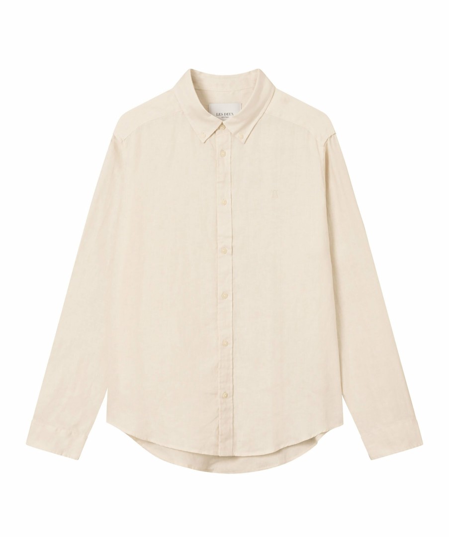 Man Les Deux Skjortor | Kristian Linen B.D Shirt