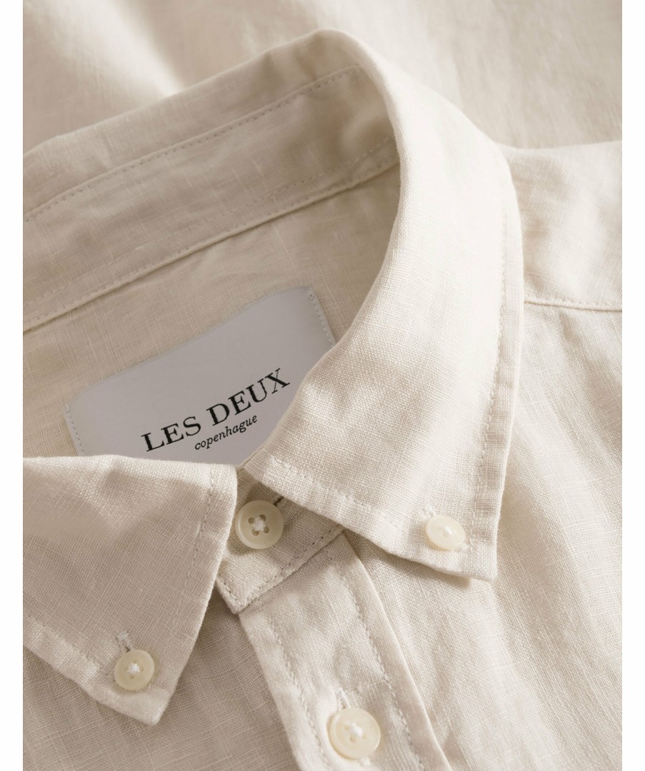 Man Les Deux Skjortor | Kristian Linen B.D Shirt