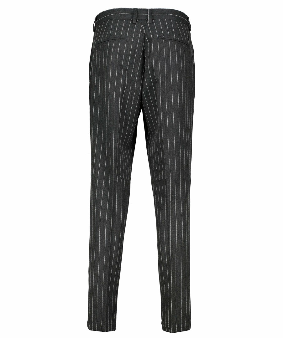 Man Les Deux Byxor | Como Reg Pinstripe Pant