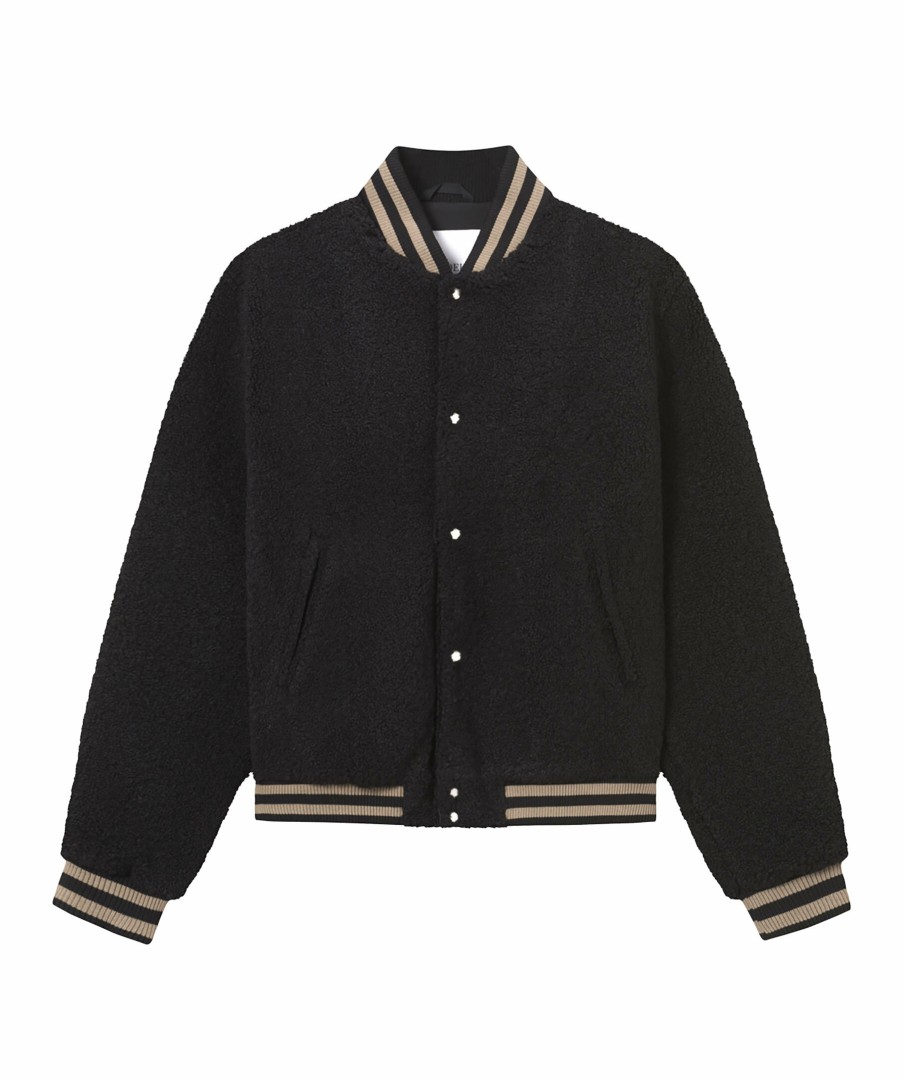 Man Les Deux Jackor | Johan Pile Varsity Jacket