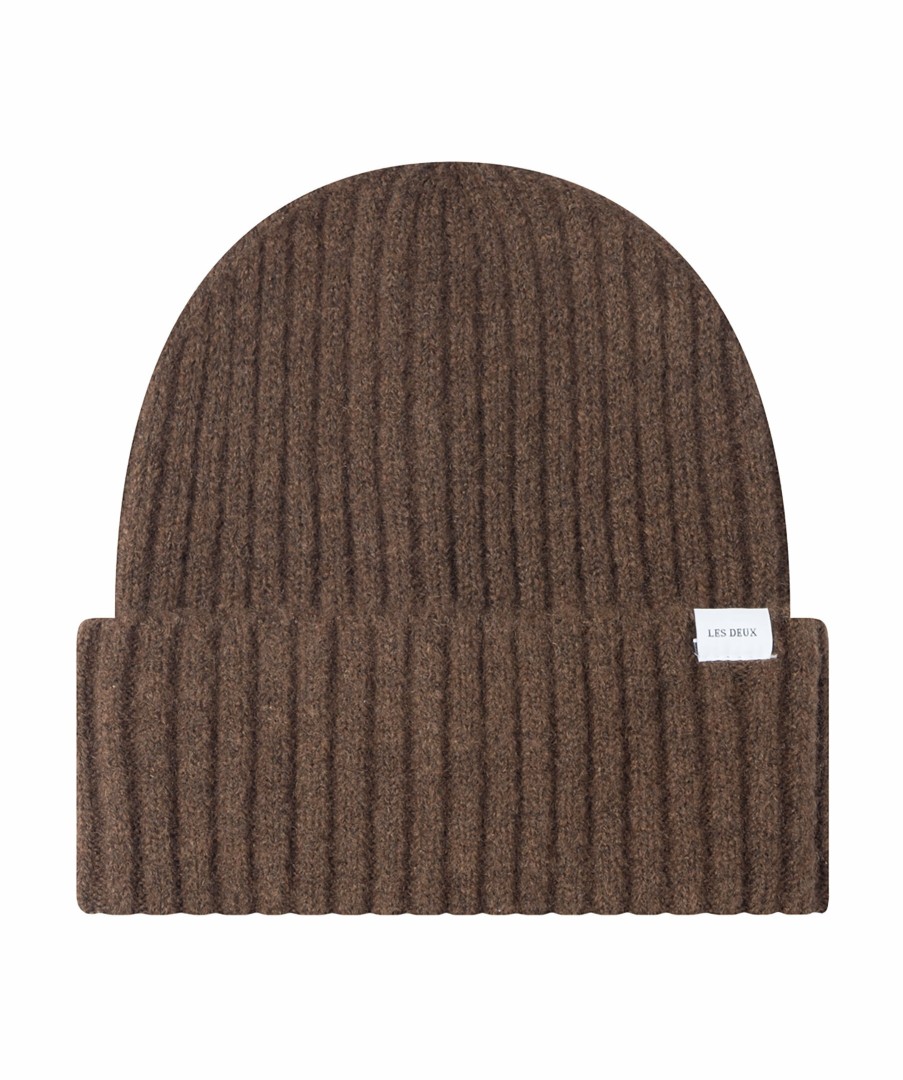 Man Les Deux Mossor | Wells Rib Beanie