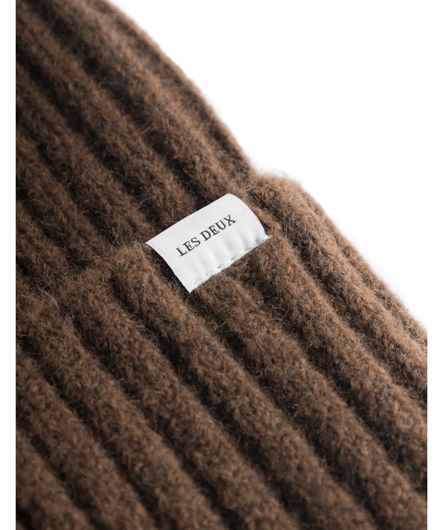 Man Les Deux Mossor | Wells Rib Beanie