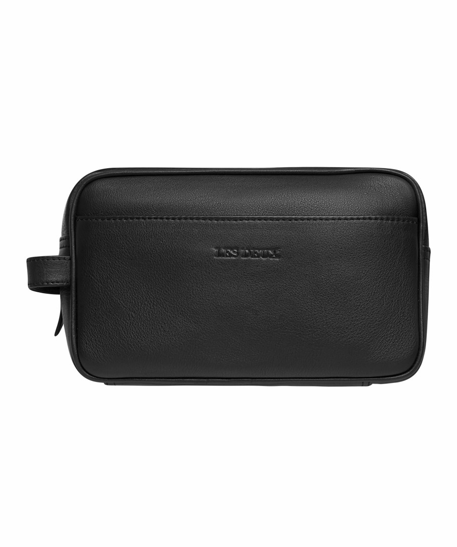 Man Les Deux Necessarer | Leather Wash Bag