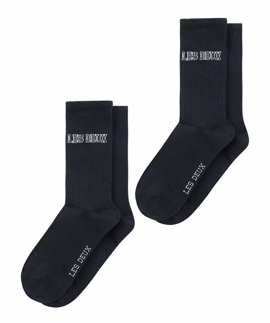 Man Les Deux Underklader | Blake 2-Pack Rib Socks