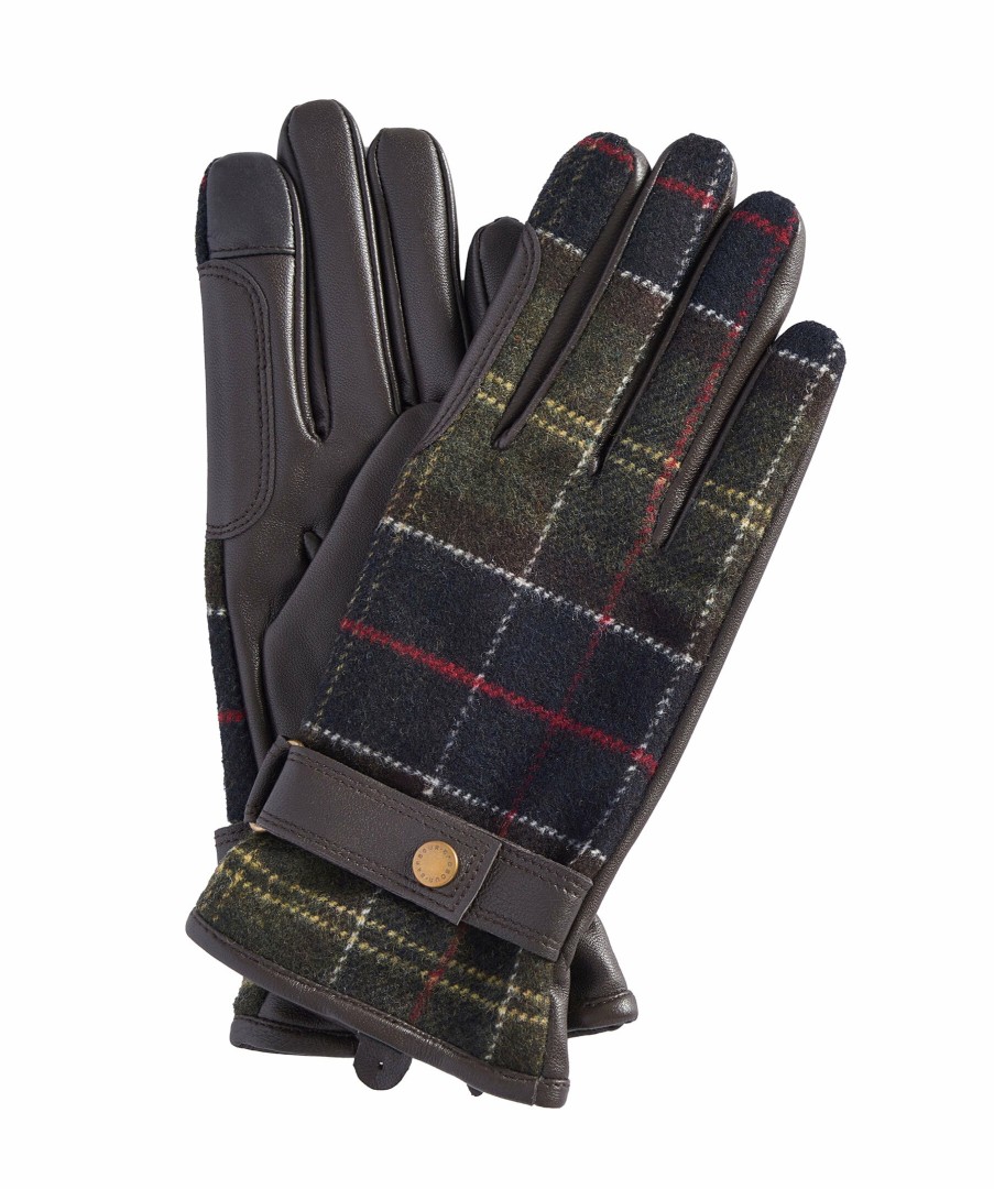 Kvinna Barbour Handskar | Aubrey Tartan Gloves