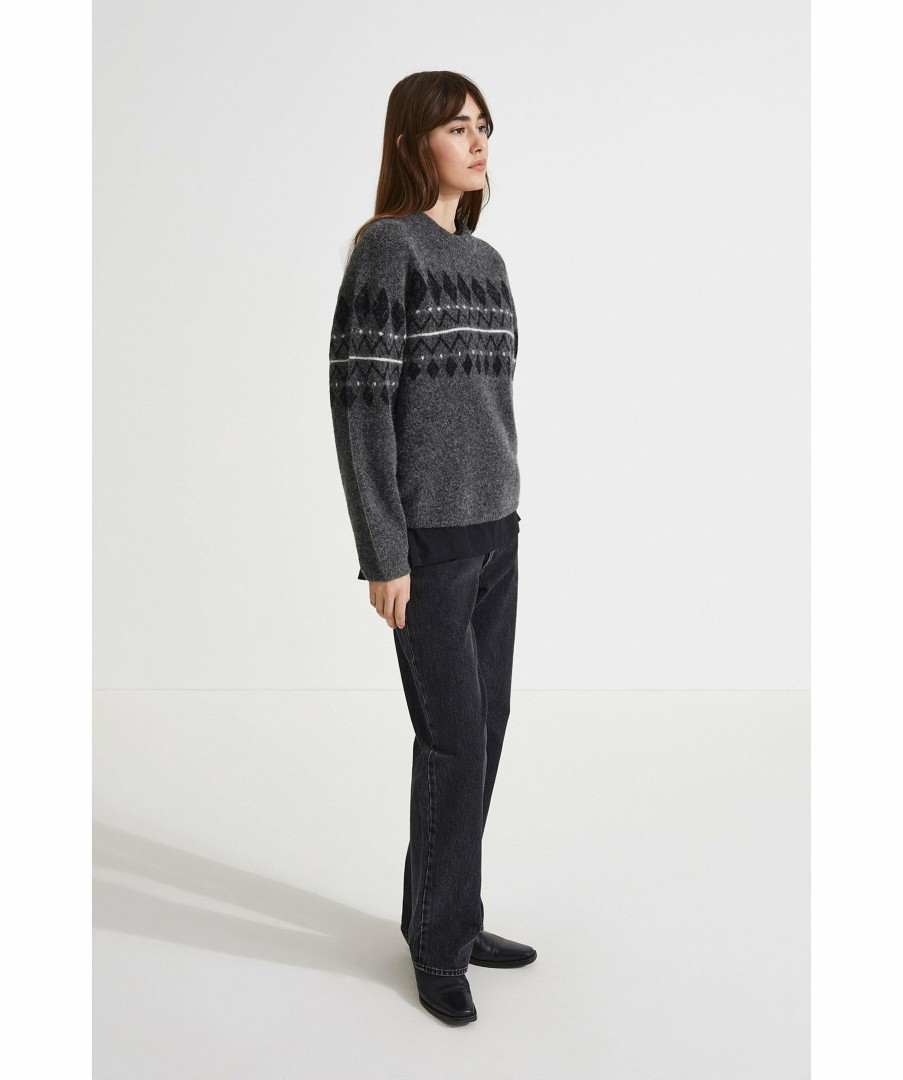 Kvinna Stylein Trojor & Hoodies | Line Wool Knit