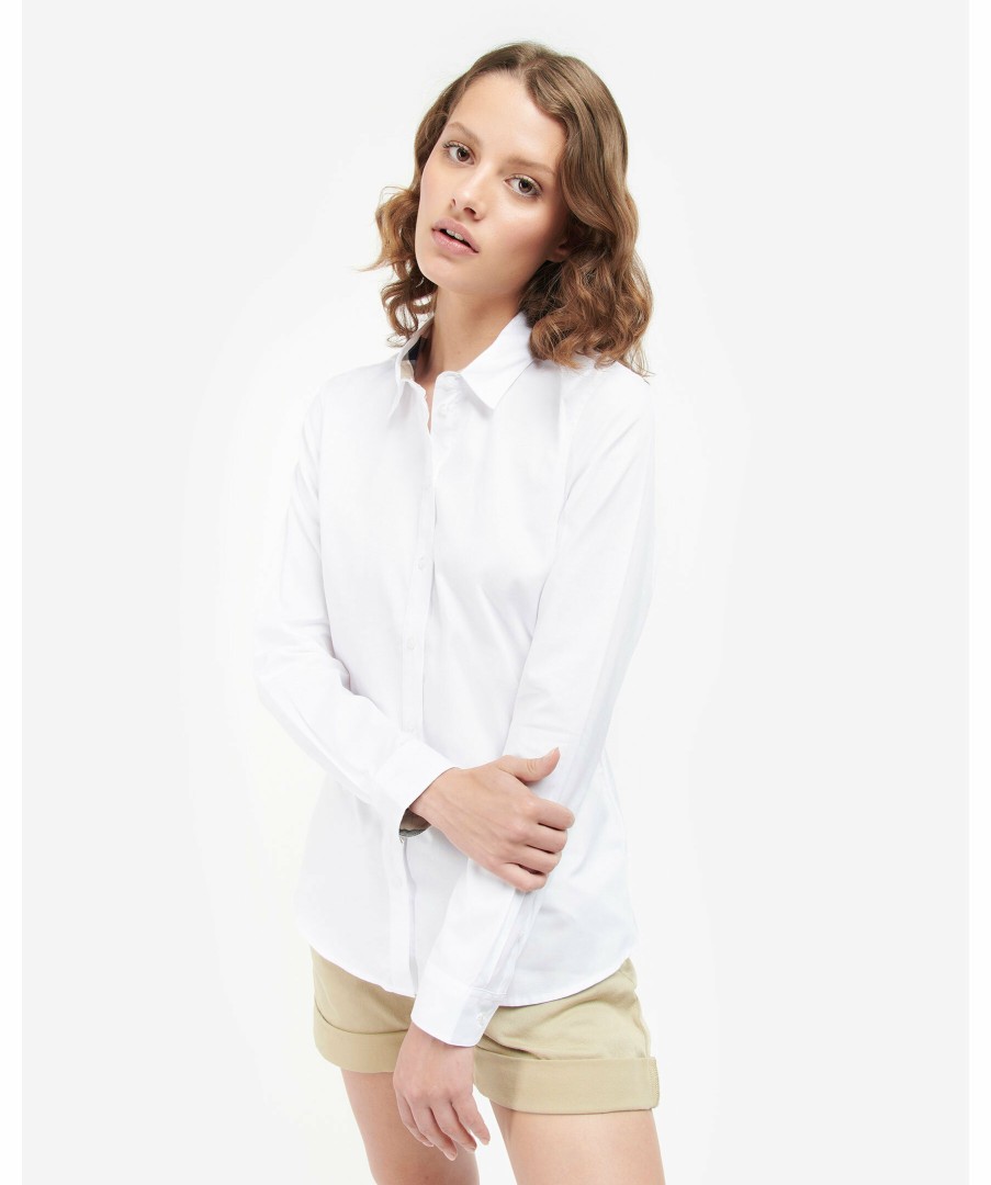 Kvinna Barbour Skjortor | Derwent Oxford Shirt