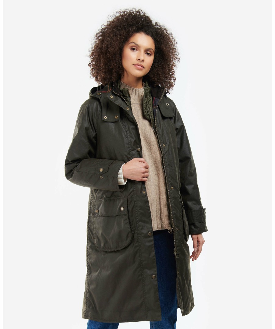 Kvinna Barbour Kappor | Long Cannich Jacket