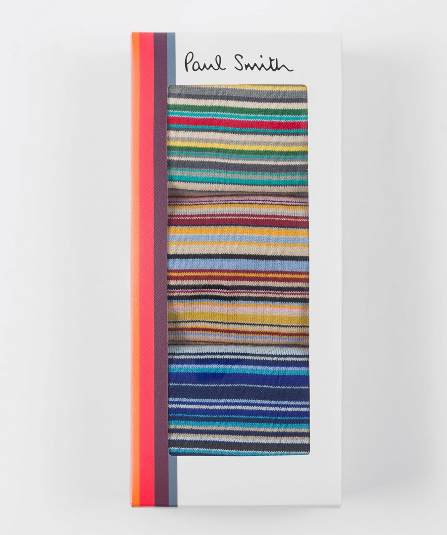 Man PS Paul Smith Underklader | Sock 3-Pack Multi