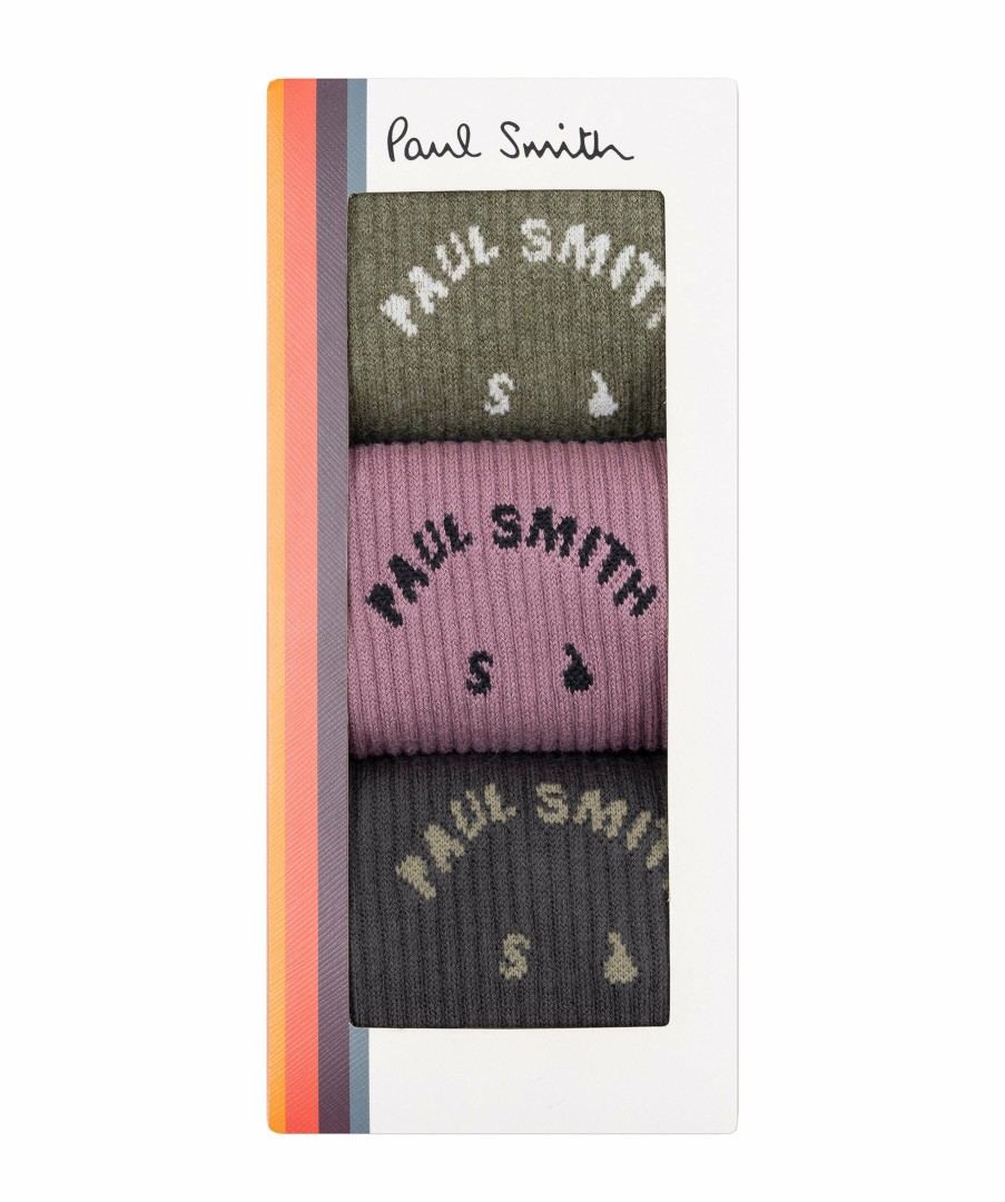 Man PS Paul Smith Underklader | Sock 3-Pack Happy