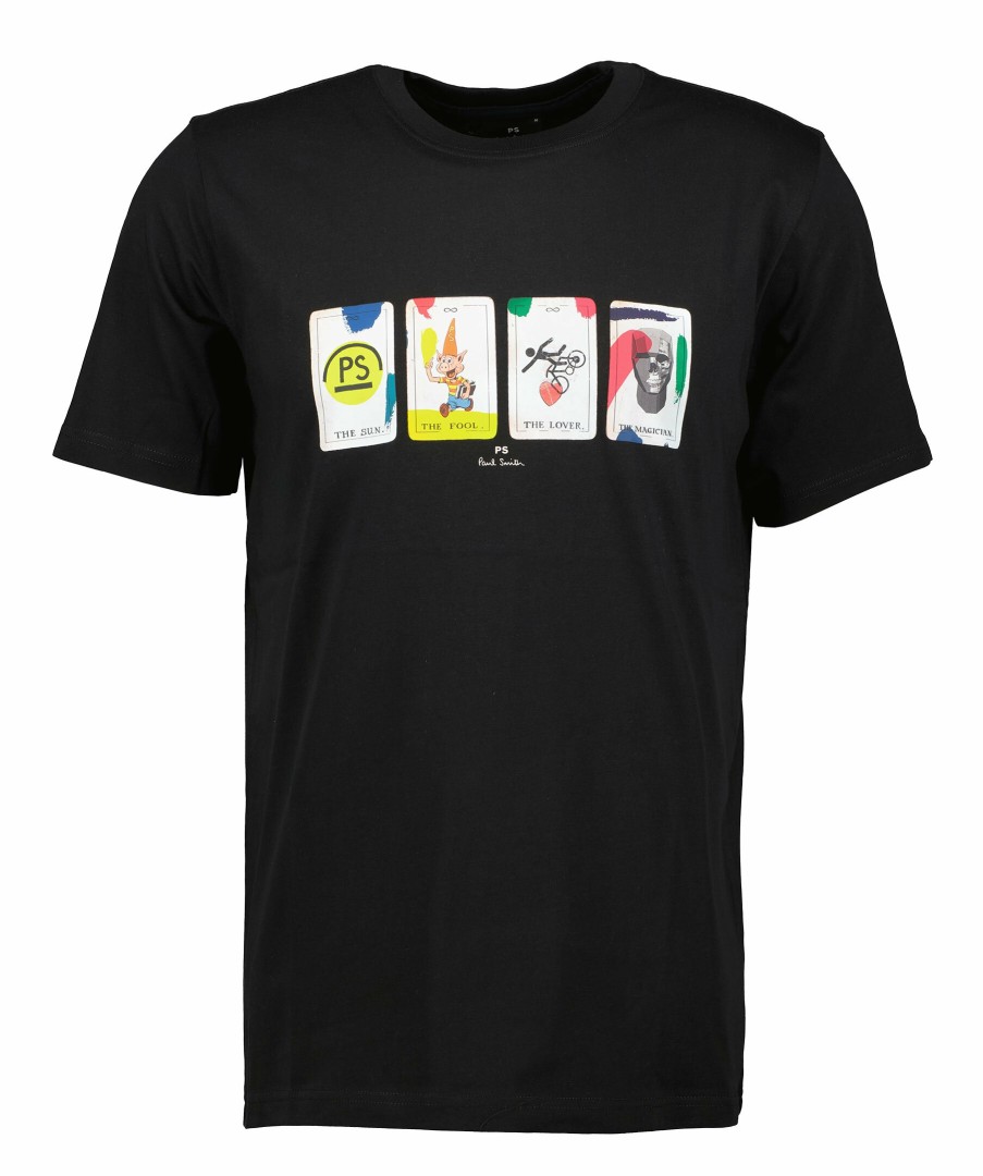 Man PS Paul Smith T-Shirts | Reg Fit Tshirt Ps Tarot