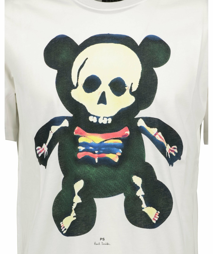 Man PS Paul Smith T-Shirts | Tshirt Teddy Skeleton