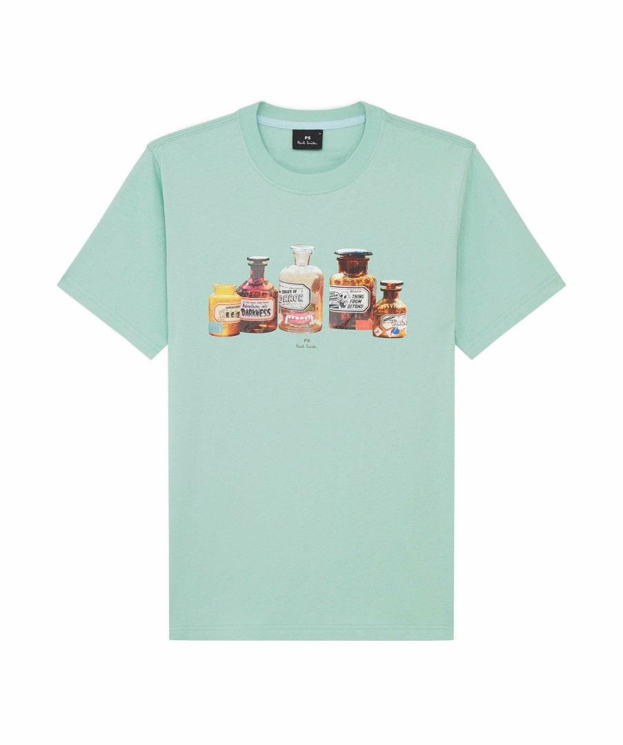 Man PS Paul Smith T-Shirts | Reg Fit T-Shirt Bottles