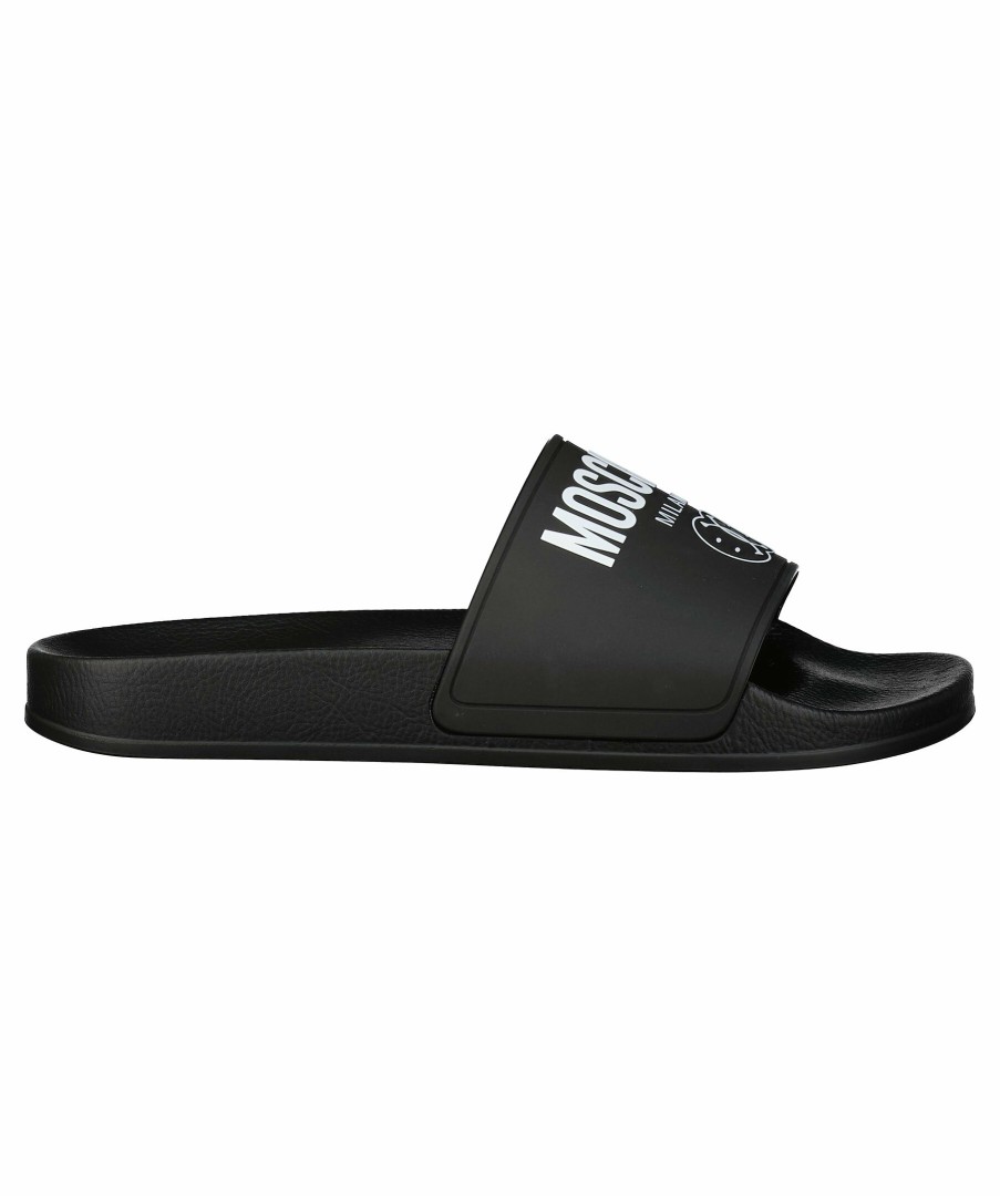 Man Moschino Tofflor | Logo Sandal