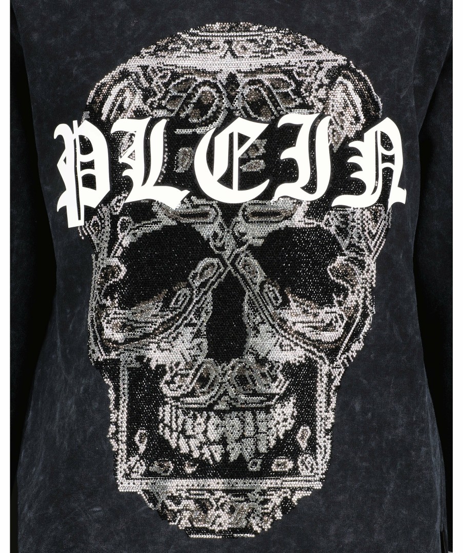 Man Philipp Plein Trojor & Hoodies | Hoodie Print Skull