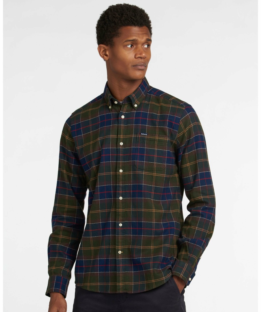 Man Barbour Skjortor | Kyeloch Tailord Shirt