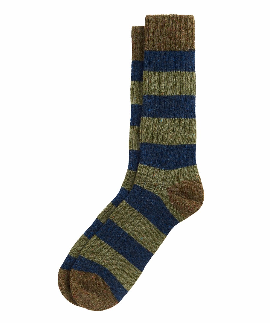 Man Barbour Underklader | Houghton Stripe Sock