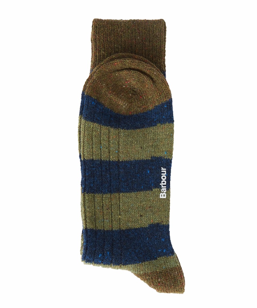 Man Barbour Underklader | Houghton Stripe Sock