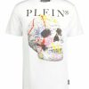 Man Philipp Plein T-Shirts | Round Neck Tee Skull