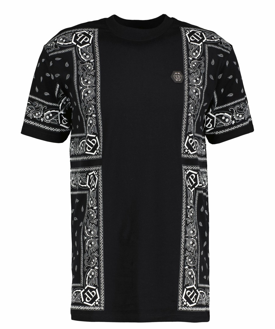 Man Philipp Plein T-Shirts | Paisley T-Shirt